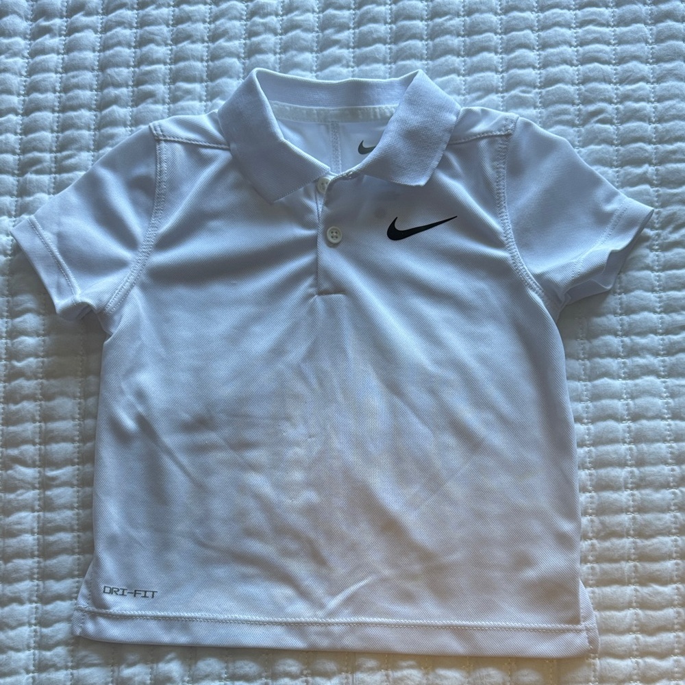 Nike Kids Polo Shirt in White